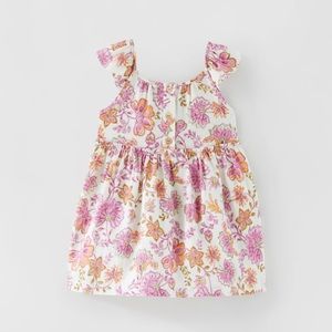 Zara toddler girls floral dress 18/24m